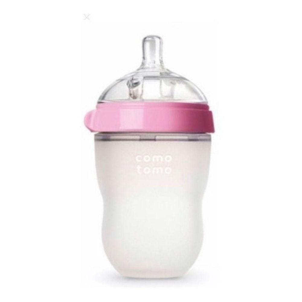 Mamadeira Comotomo 250Ml +3M - Rosa