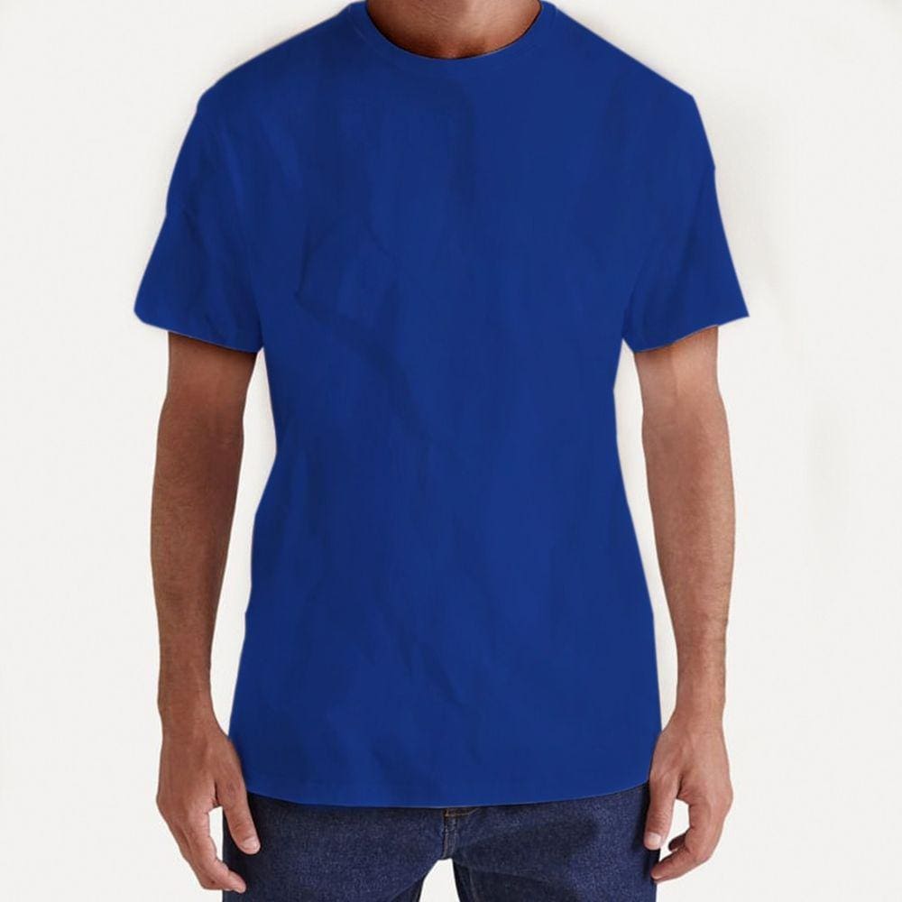 Camiseta Masculinas Básica Lisa Algodão Premium