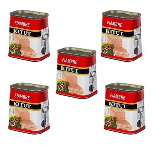 Kitut Fiambre Bovino Enlatado 320G - Kit 05 Com Unidades