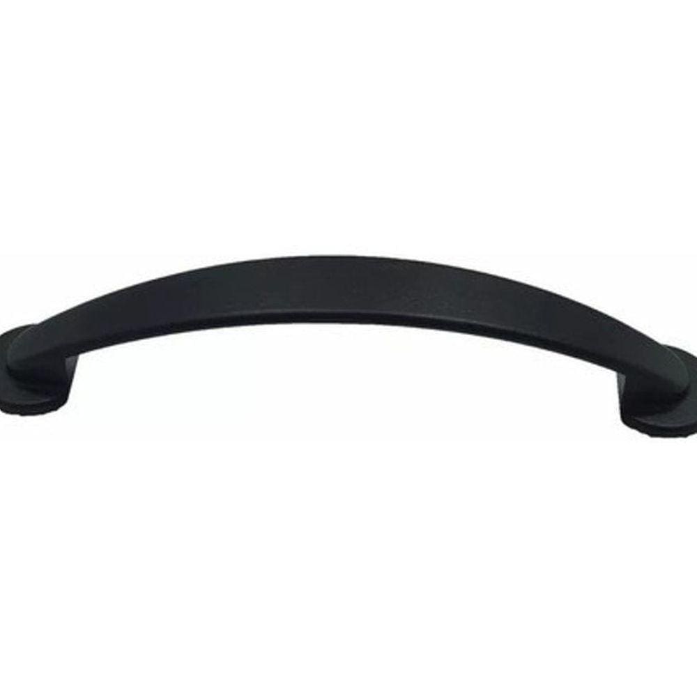 Kit 14 Puxadores Milan Preto 106Mm Pz-1097
