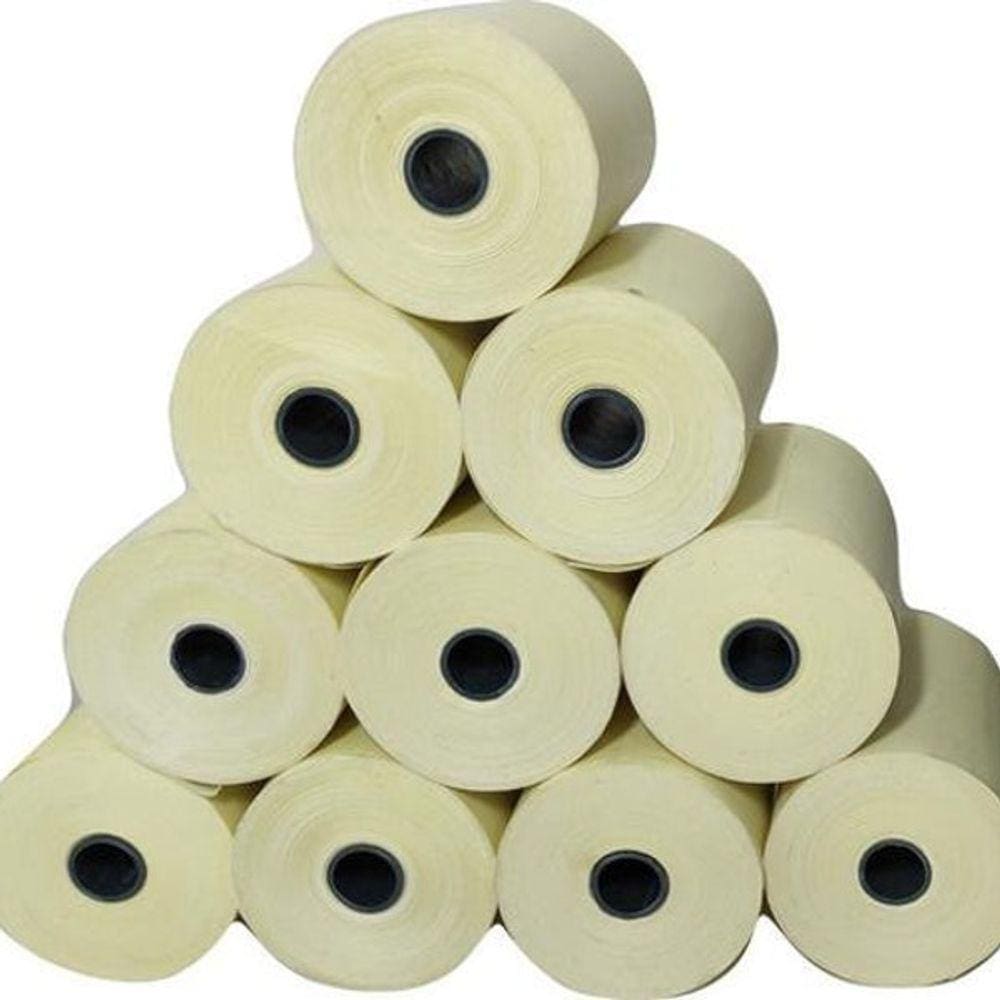 Kit 30 Bobinas Térmicas Pdv 80X30 Amarelas Impressora