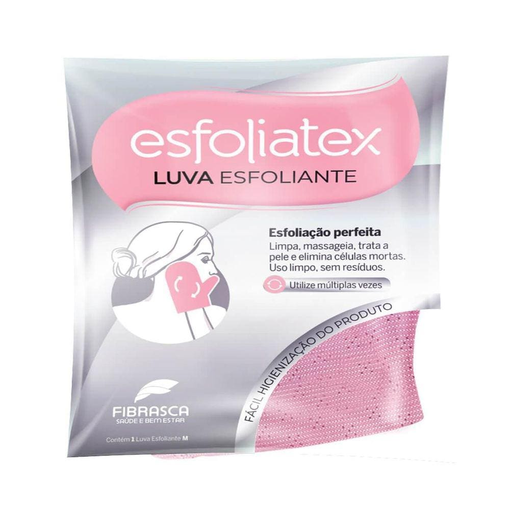 Luva Para Banho Esfoliante Esfoliatex Rosa Fibrasca