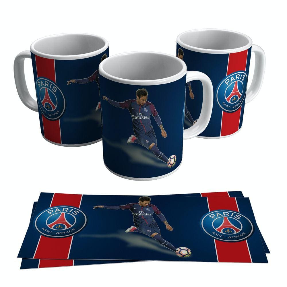 Caneca Psg Neymar Escudo Francês 325ml