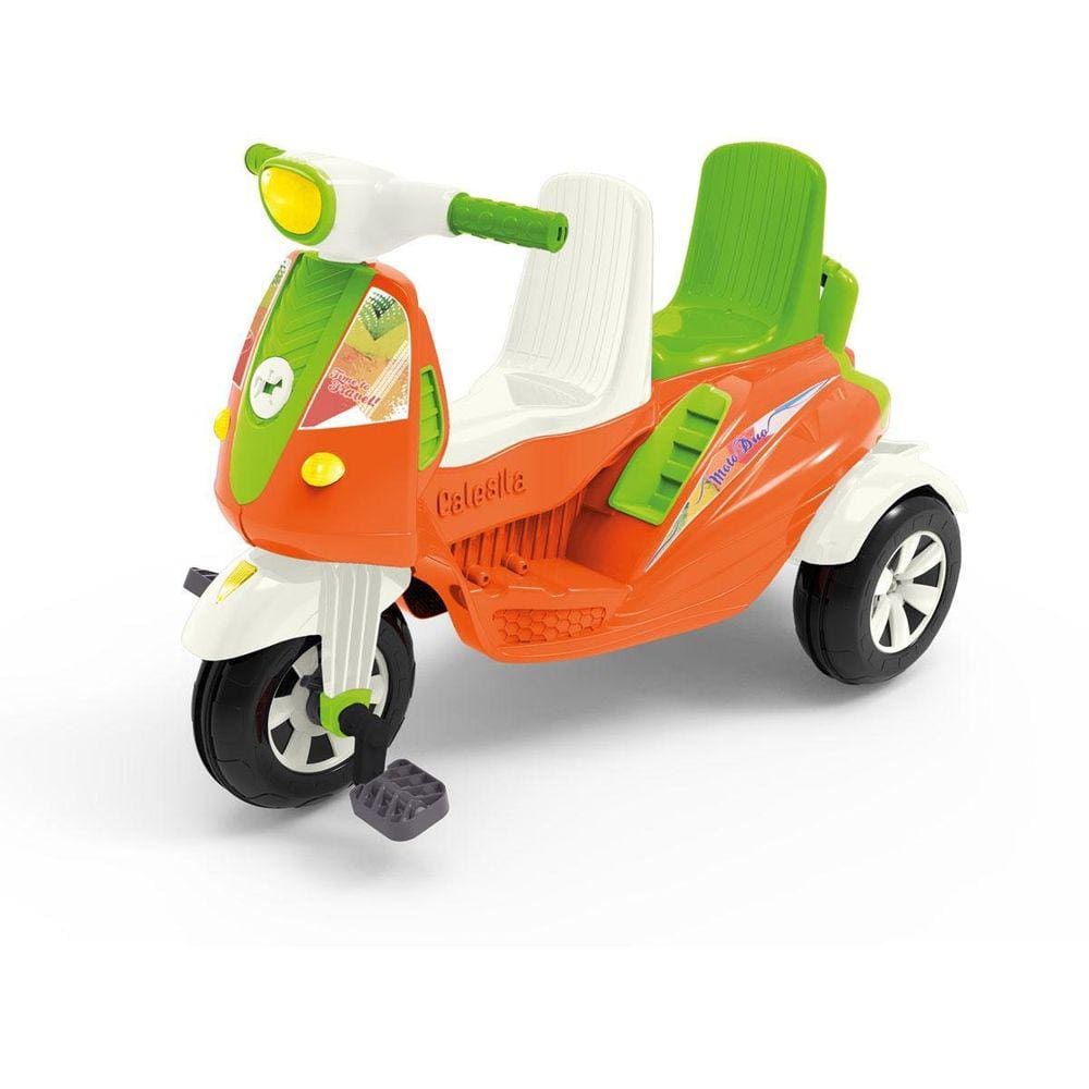 Triciclo Motoca Infantil Menino Policial Azul - Kepler - Velotrol