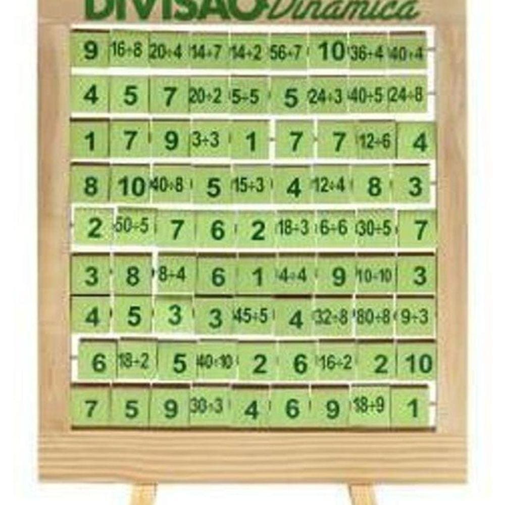 Brinquedo Divisao Dinamica Com 81 Peças Giratorias