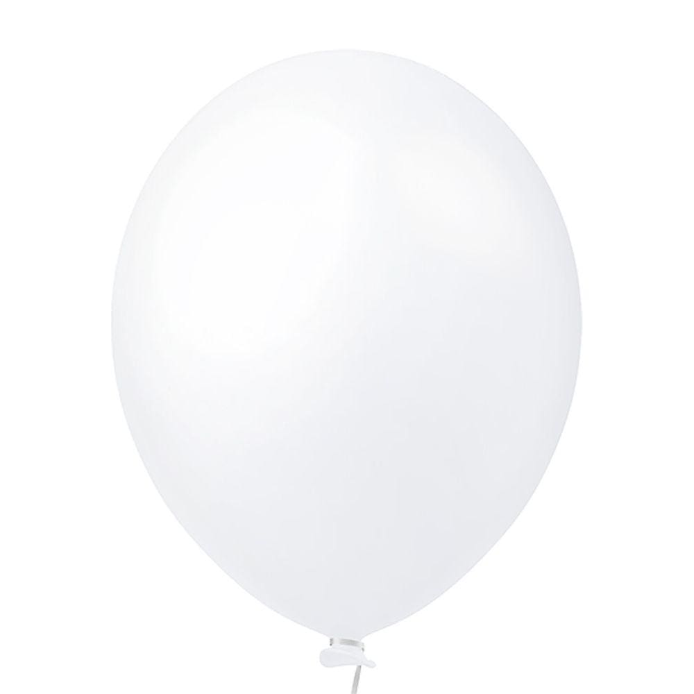 Balão Látex Cristal Transparente - 9 Polegadas - 50 Unidades