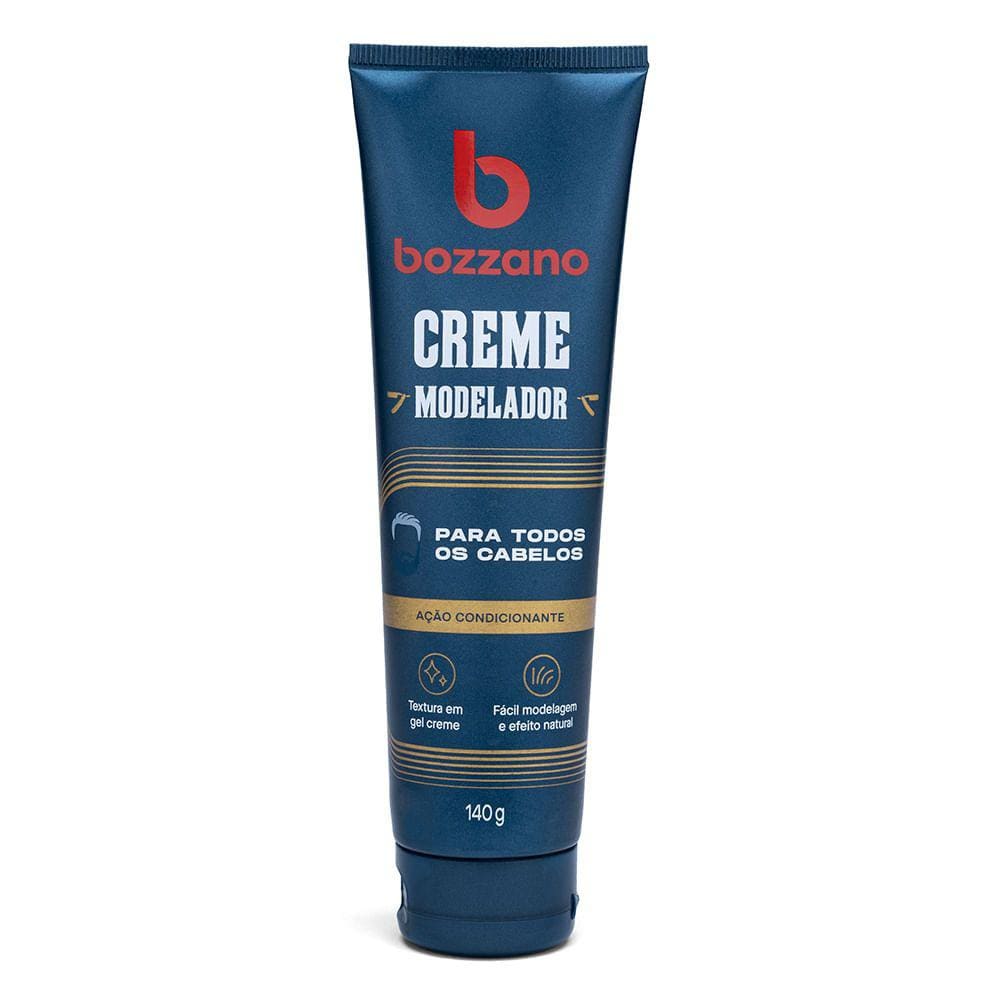 Creme Modelador De Cabelo Bozzano Homem 140g