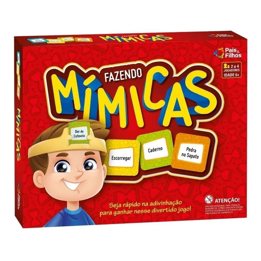 Jogo Fazendo Mímicas - Pais e Filhos