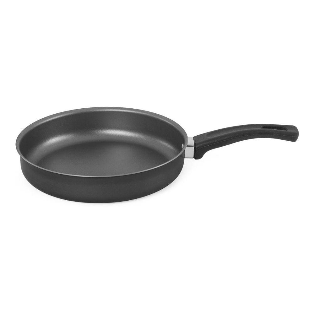 Frigideira Reta Antiaderente s/ Tampa Preta 22 cm