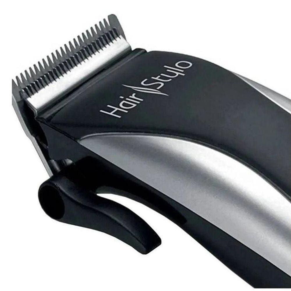 Cortador De Cabelo Mondial Stylo Hair Cr-02 Prata E Preto
