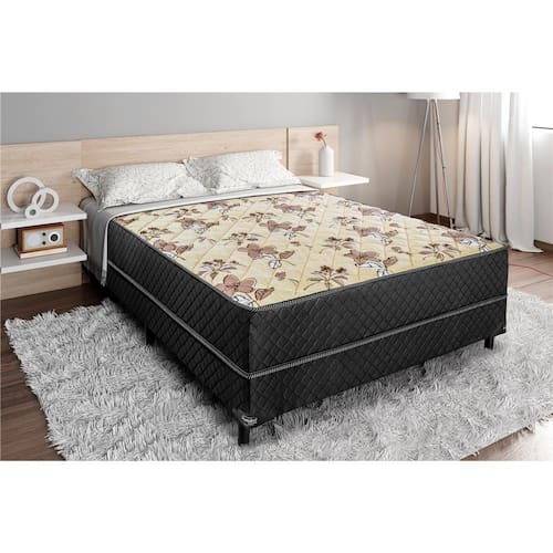 Cama Box Conjugada Casal Portobel Turim Confort Ortopédico Espuma D28 52x138x188 cm - Bege Menor preço em Cama Box Conjugada Casal Portobel Turim Confort Ortopédico Espuma D28 52x138x188 cm - Bege