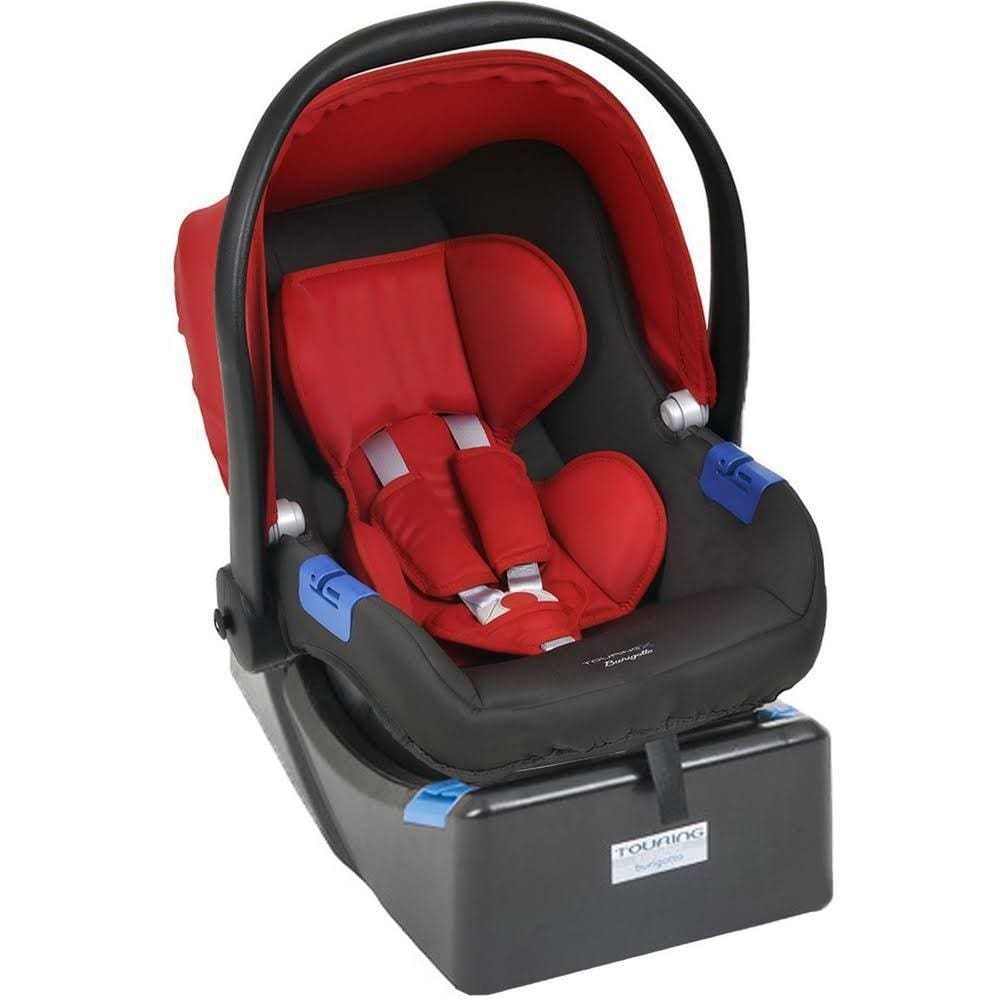 Bebê Conforto Touring X Vermelho Com Base Burigotto