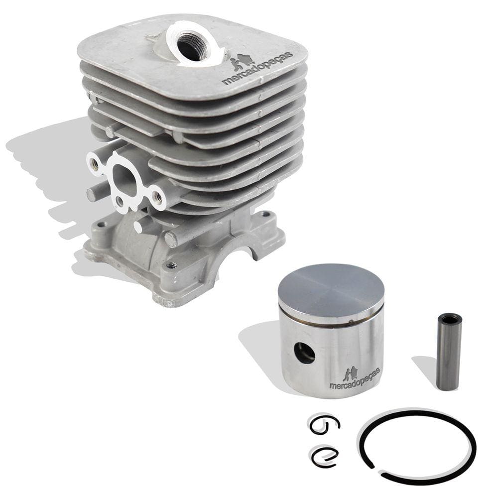 Cilindro Kit Completo Pistão Anéis Roçadeira Husqvarna 128r