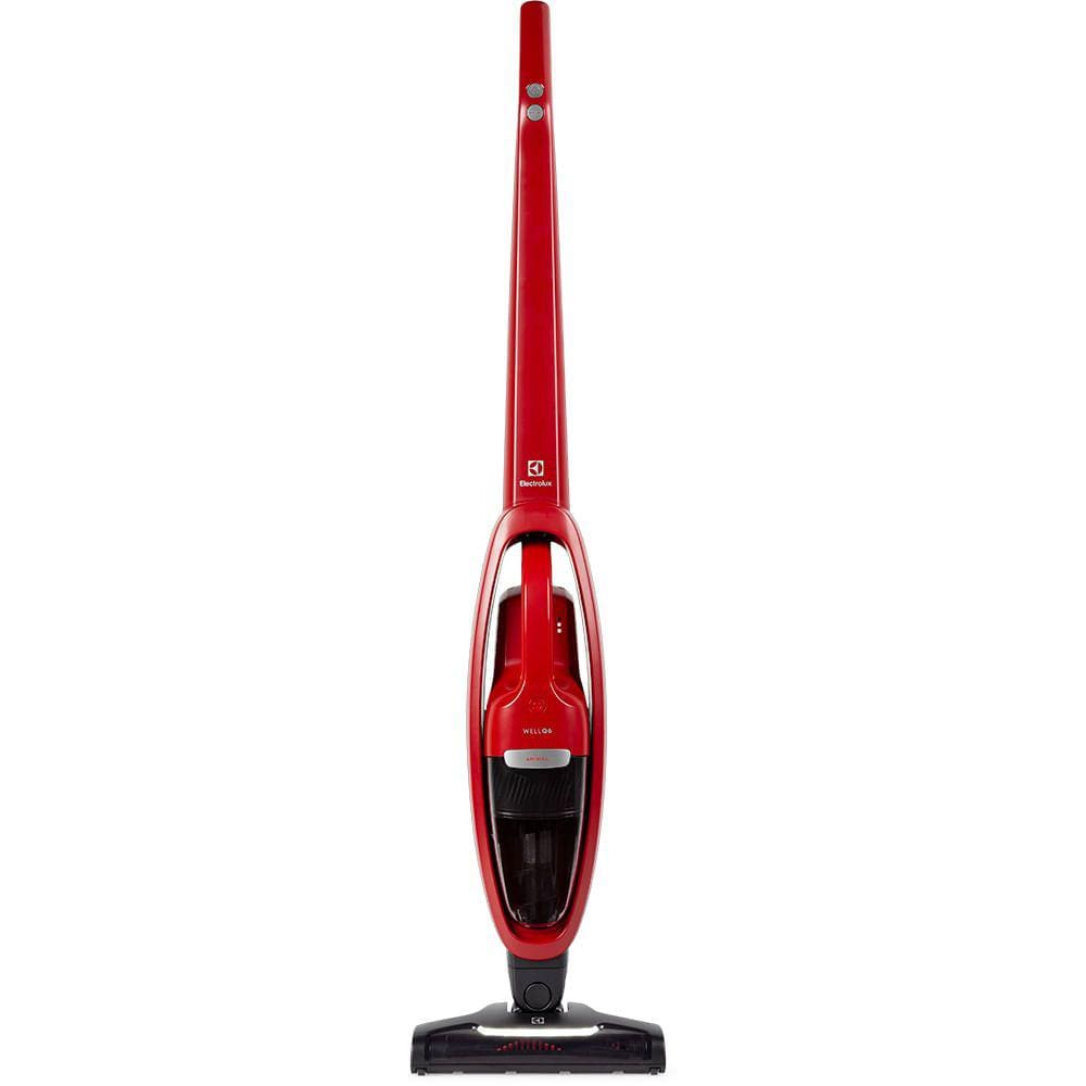 Aspirador de Pó Vertical Electrolux Ergorapido 2 em 1 Chilli Red Bocal PET (ERG36) - até 45 min Filtrp HEPA Função BrushRollClean 420ml