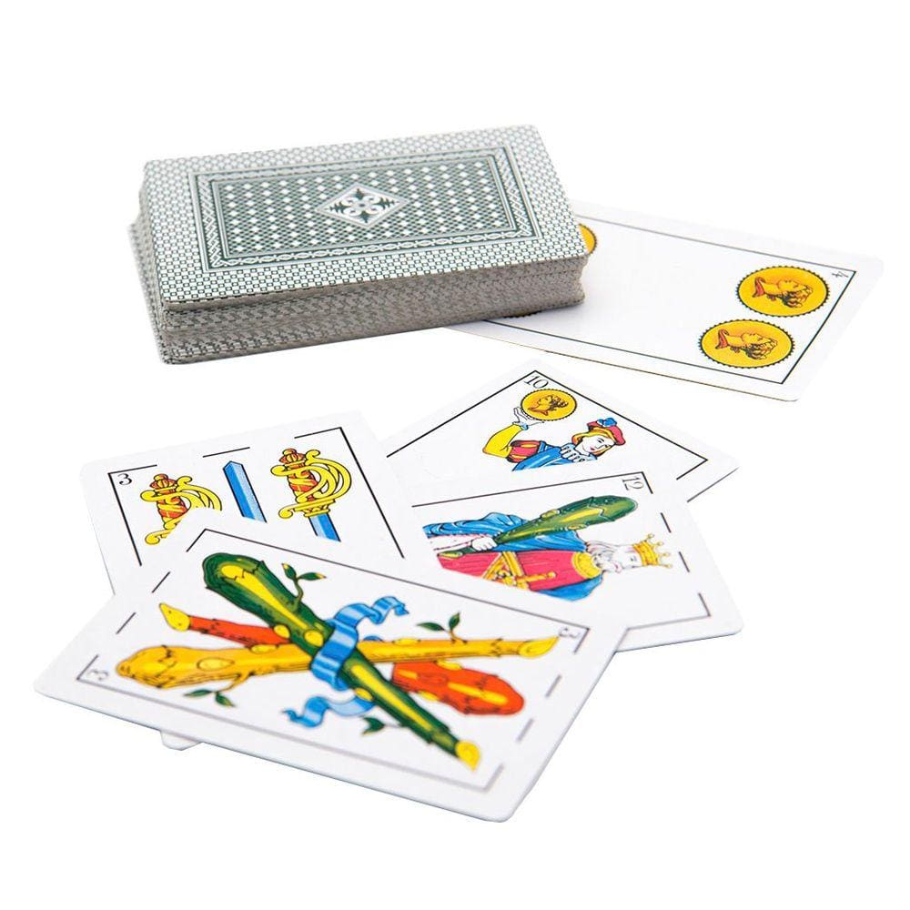 Kit 2 Baralhos Espanhol Truco 50 Folhas De Papel