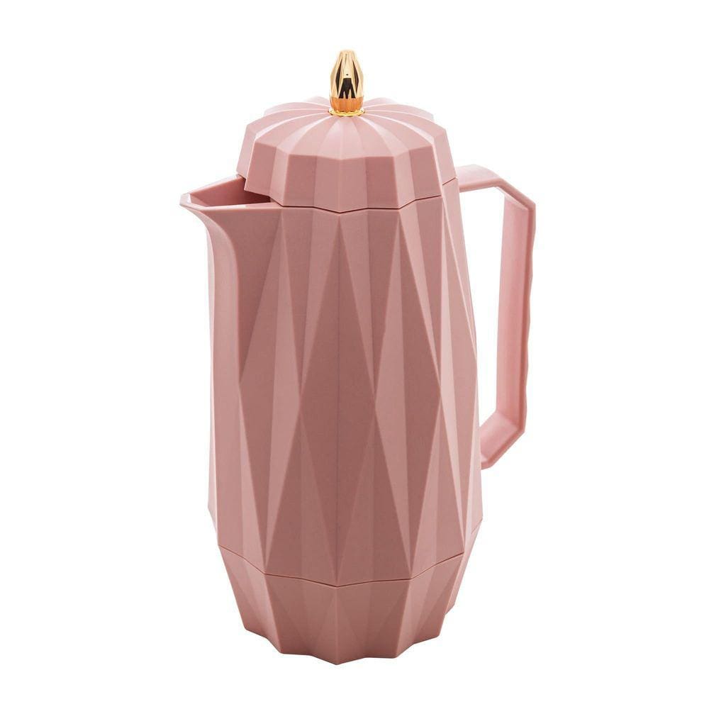 Garrafa Térmica Diamond Plástico Rosa 1 Litro