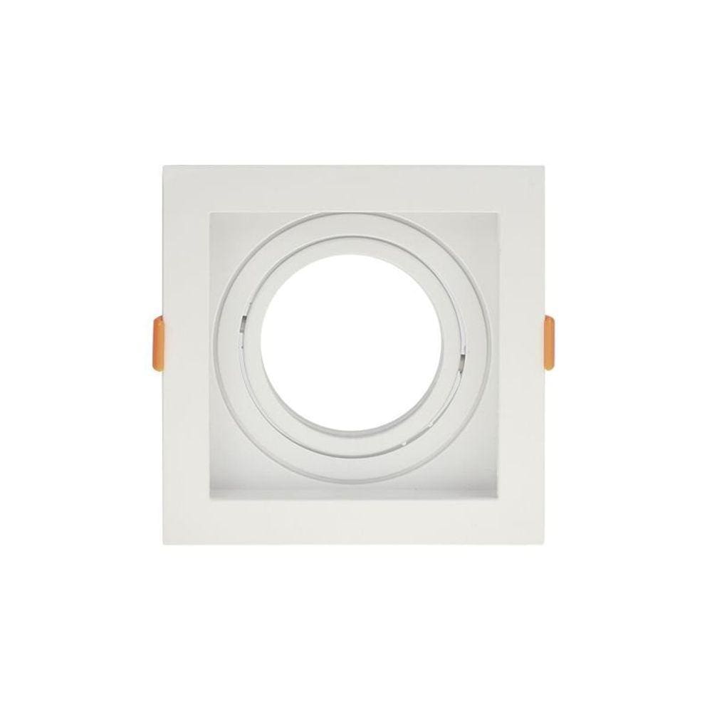 Spot de Embutir Recuado Taschibra Conecta para Lâmpada Par 30 Quadrado Branco