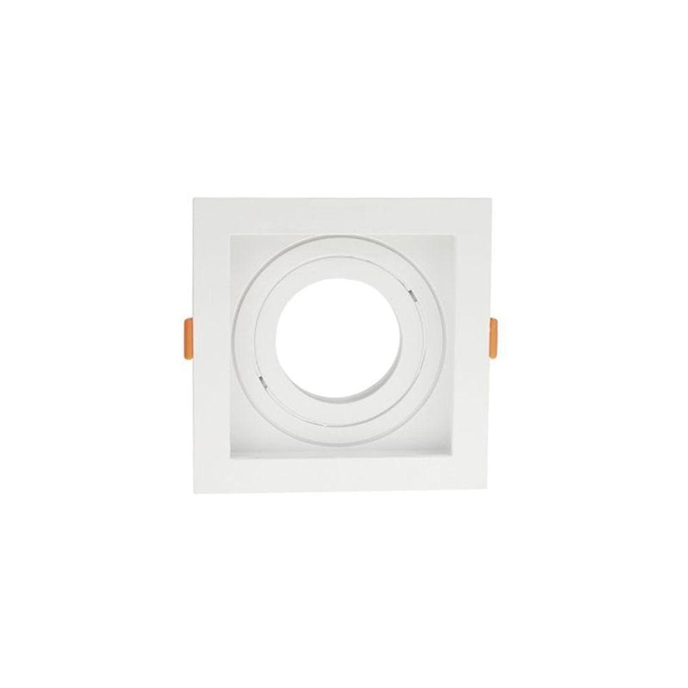 Spot de Embutir Recuado Taschibra Conecta para Lâmpada AR70 Quadrado Branco
