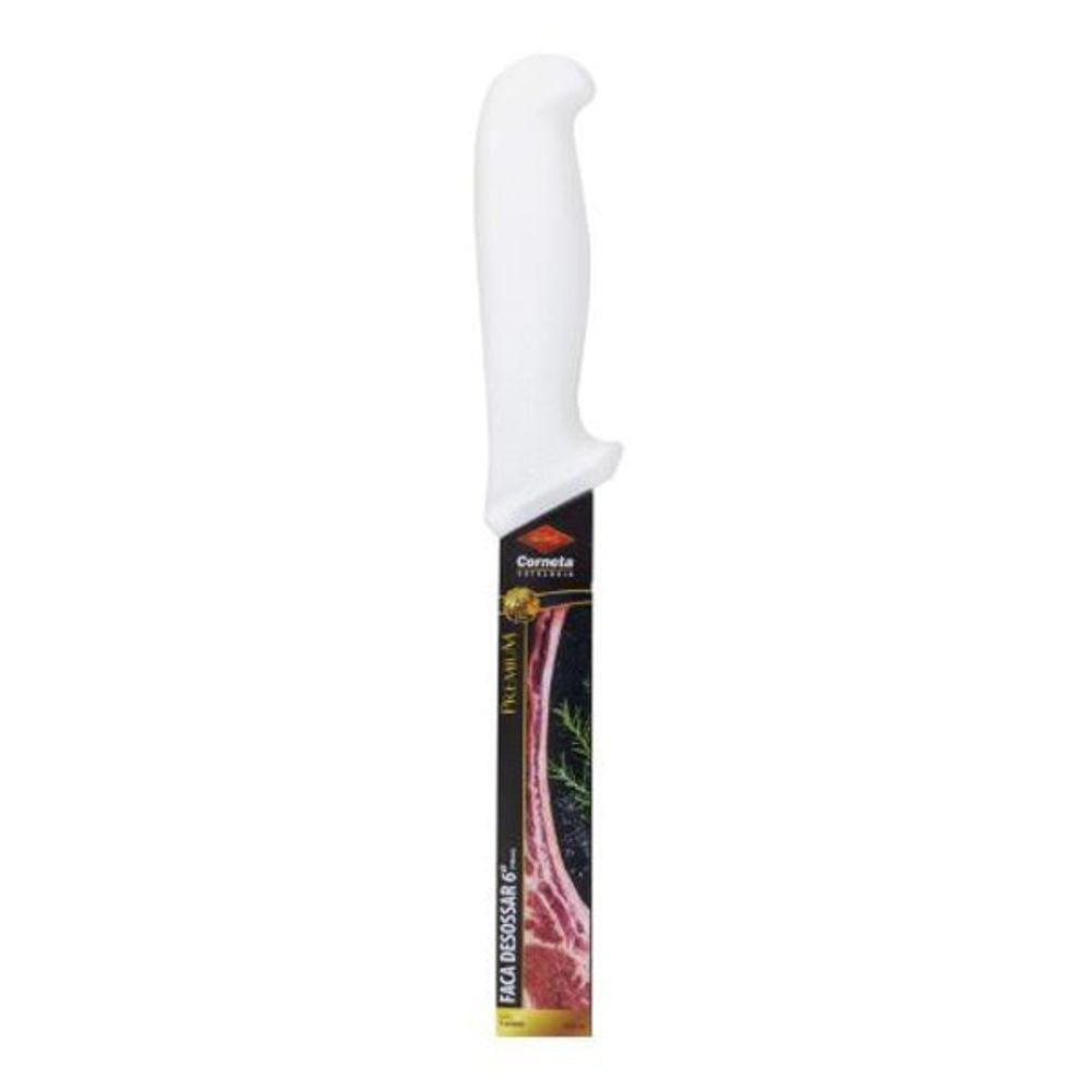 Faca Desossar Açougue Profissional Corneta Premium 6 "