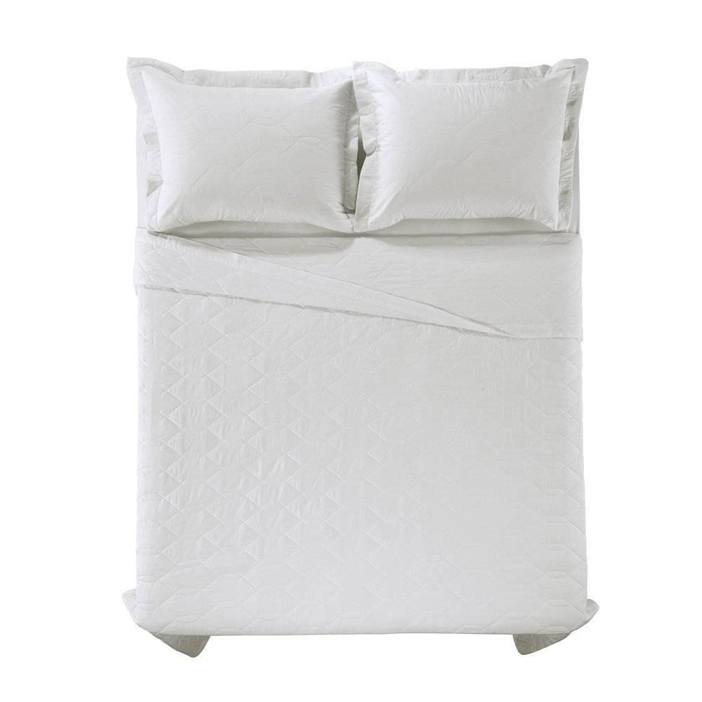 Cobre Leito Solteiro Liss 2 peças Branco - Karsten