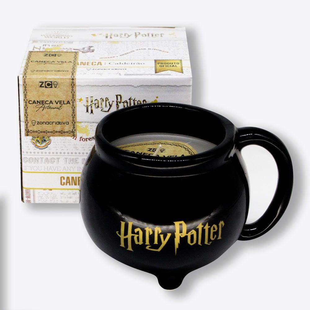 Caneca Vela Decor Caldeirão Harry Potter