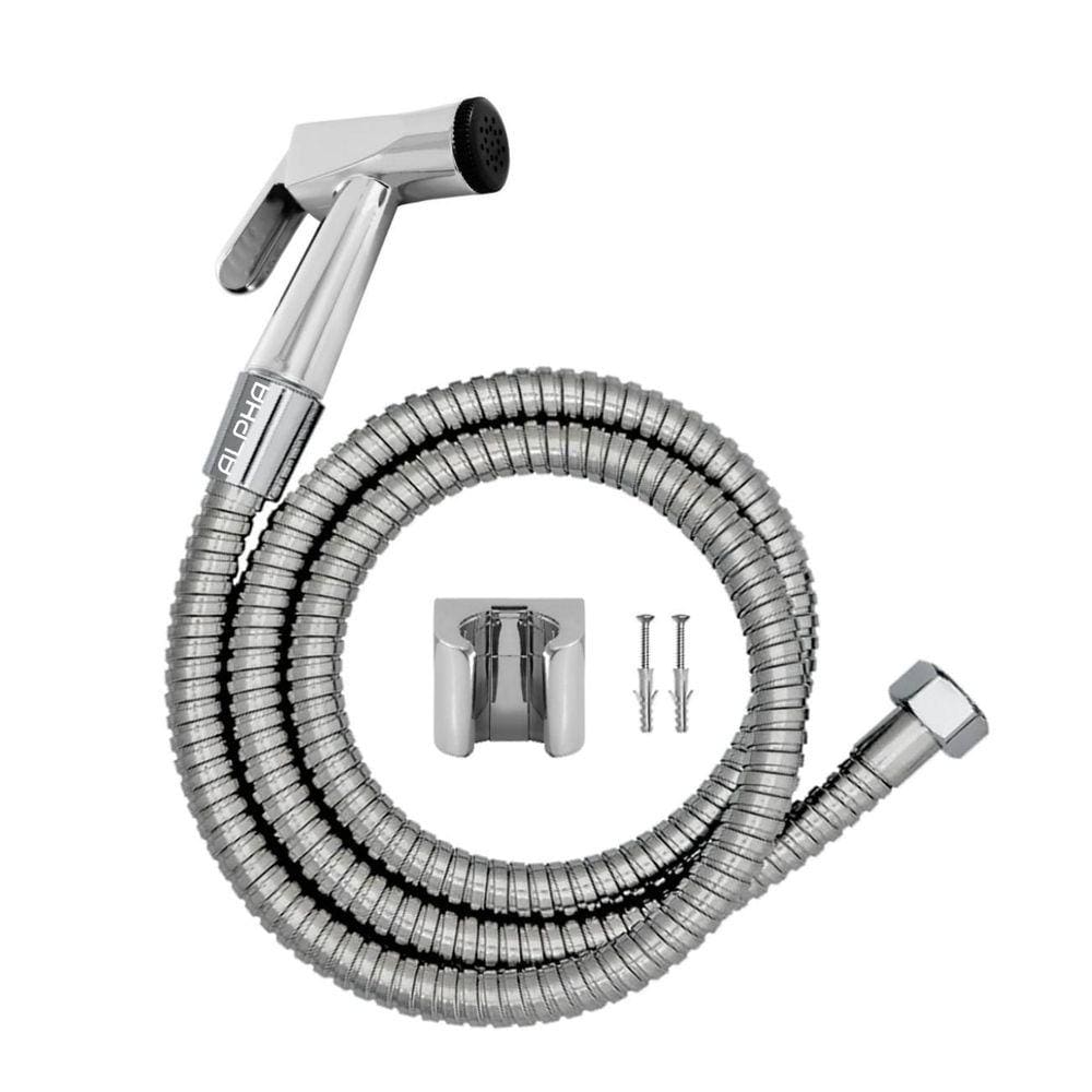 Ducha Higiênica Metal Gatilho Mangueira 1,20 Mt Sem Registro