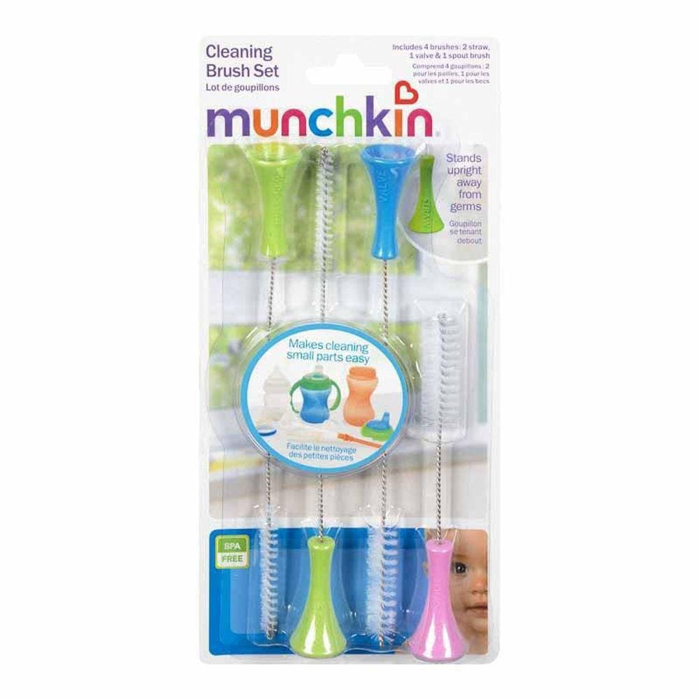 Conjunto Escova De Limpeza Munchkin Para Copos Mamadeiras