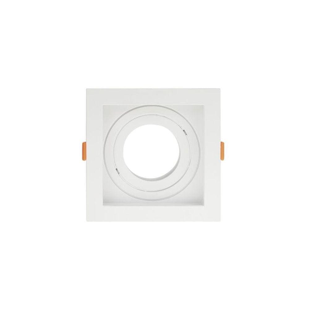 Spot de Embutir Recuado Taschibra Conecta para Lâmpada Par 20 Quadrado Branco