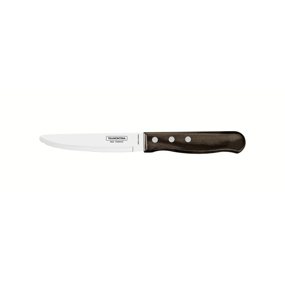 Faca para churrasco Jumbo 5" Polywood Tramontina - Castanho