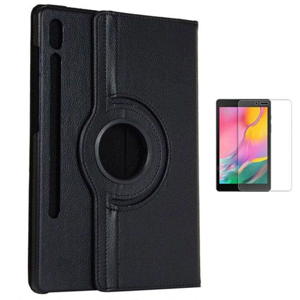 Capa E Película Para Galaxy Tab S7 Fe T735 10,4 Preto