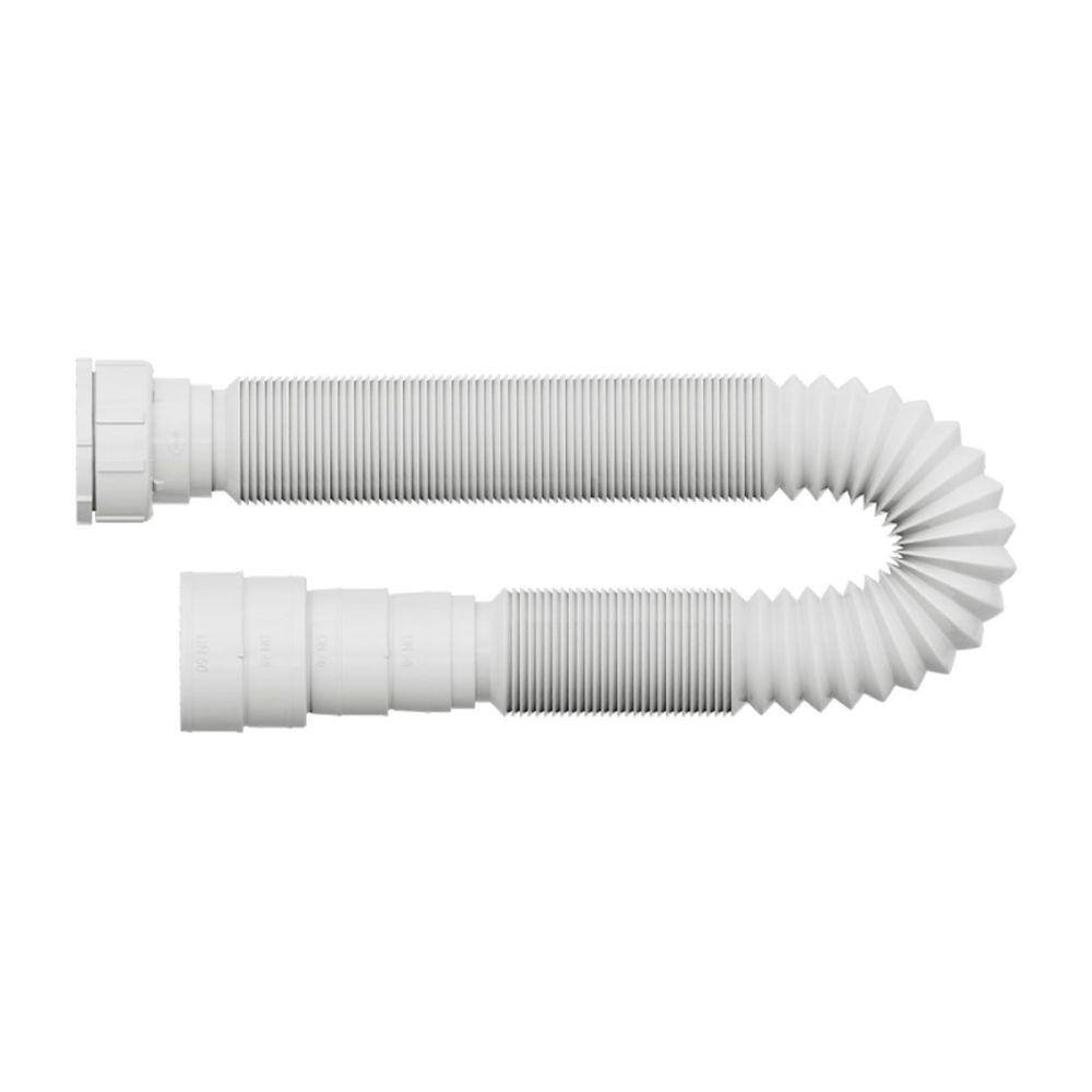 Sifão Tubo Extensivo Simples Universal Branco 1,1M Blukit
