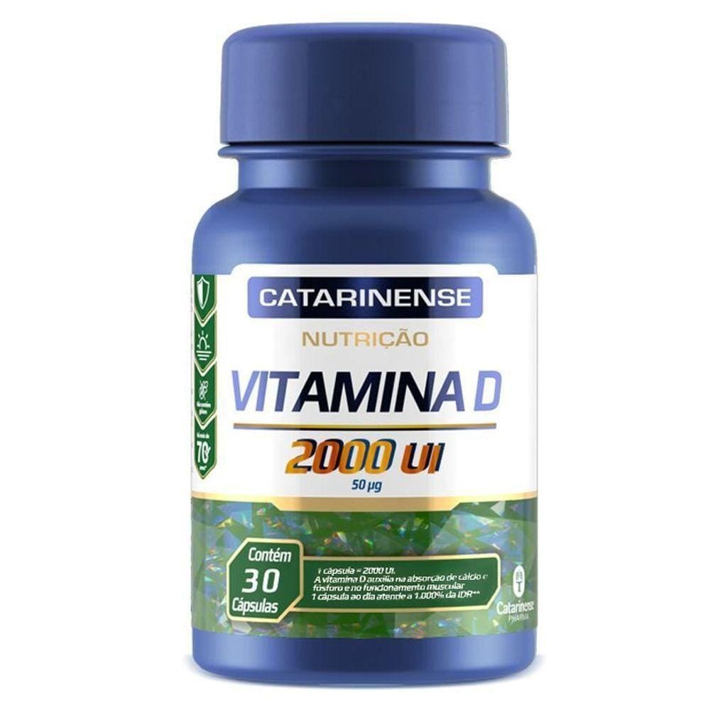 Kit 2 Vitamina D 2000Ui Catarinense 30 Cápsulas