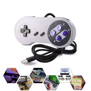 Controle Super Nintendo Snes Joystick Usb Jogos Emulador PC - LPS-601