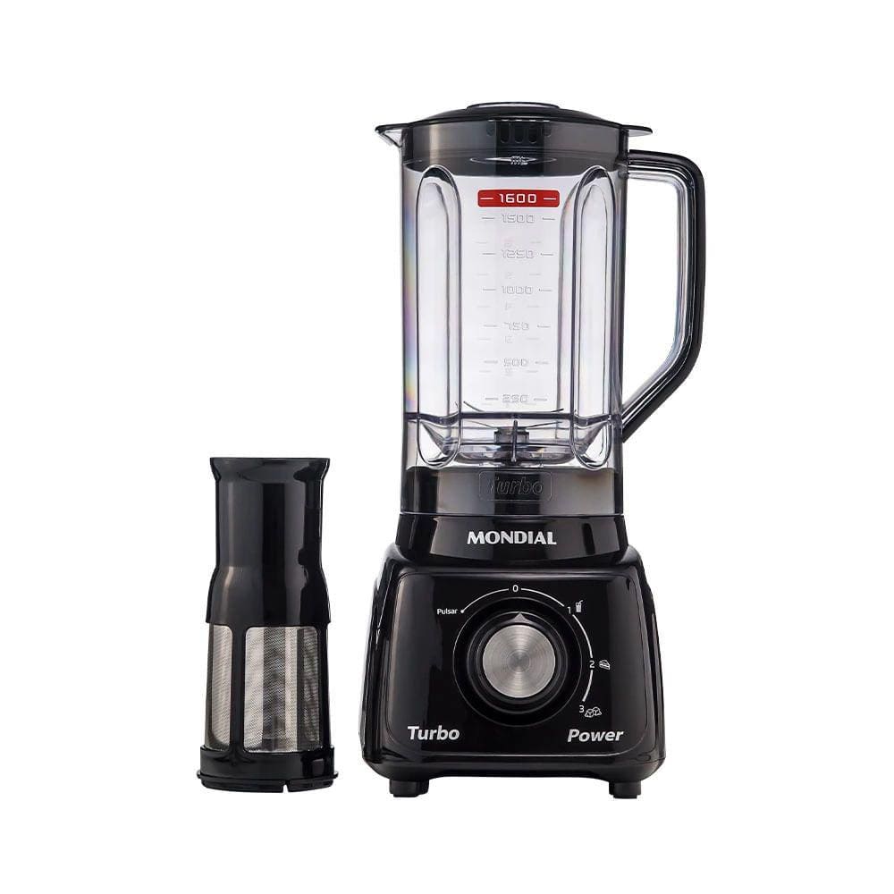 Liquidificador Mondial Turbo Power L-99 Fb Preto - 127v