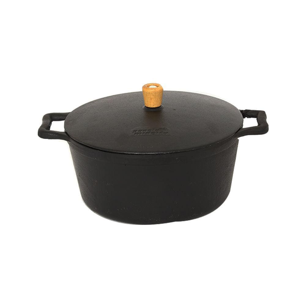 Panela Caçarola de Ferro 6,5 Litros com Tampa Fumil