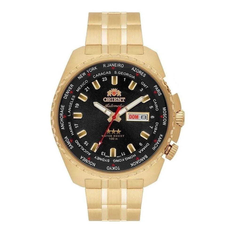 Relógio Orient 469Gp057F P1Kx Automatic Hora Mundi 469Gp057