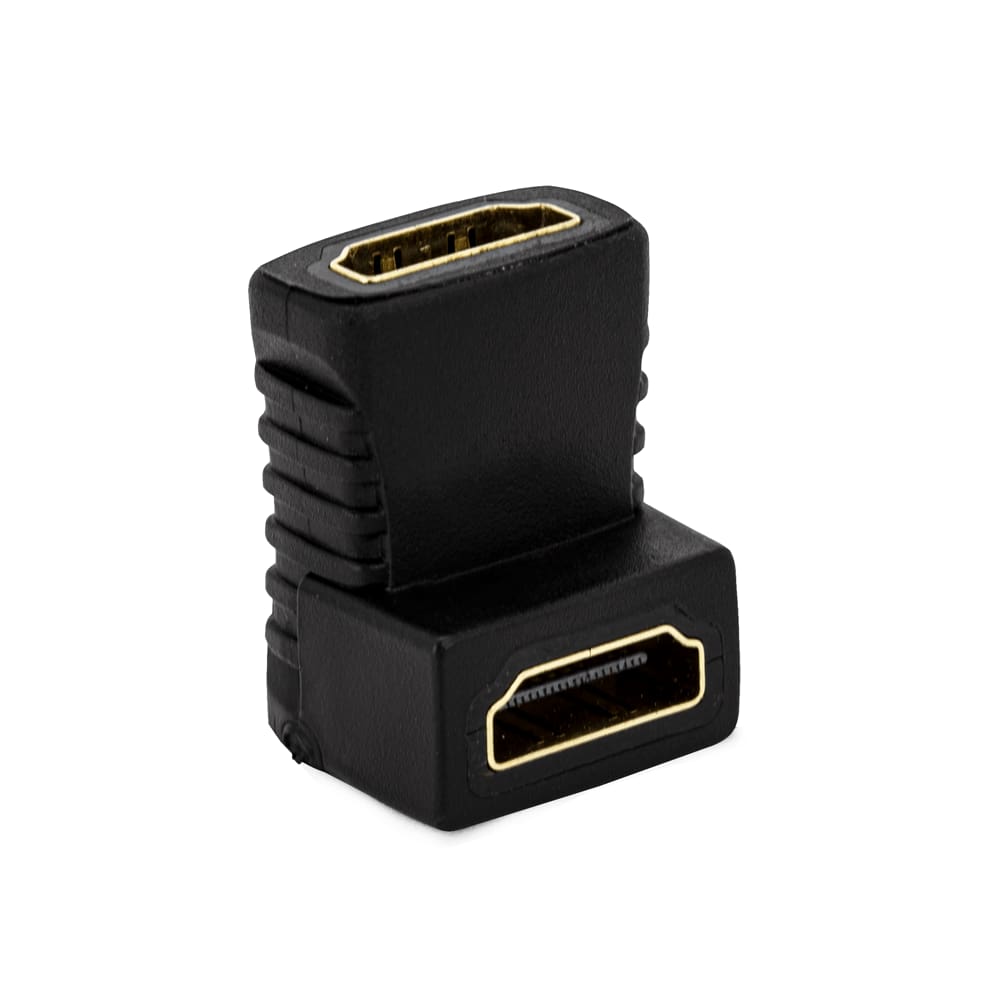 Adaptador 90° graus - HDMI Fêmea para Fêmea