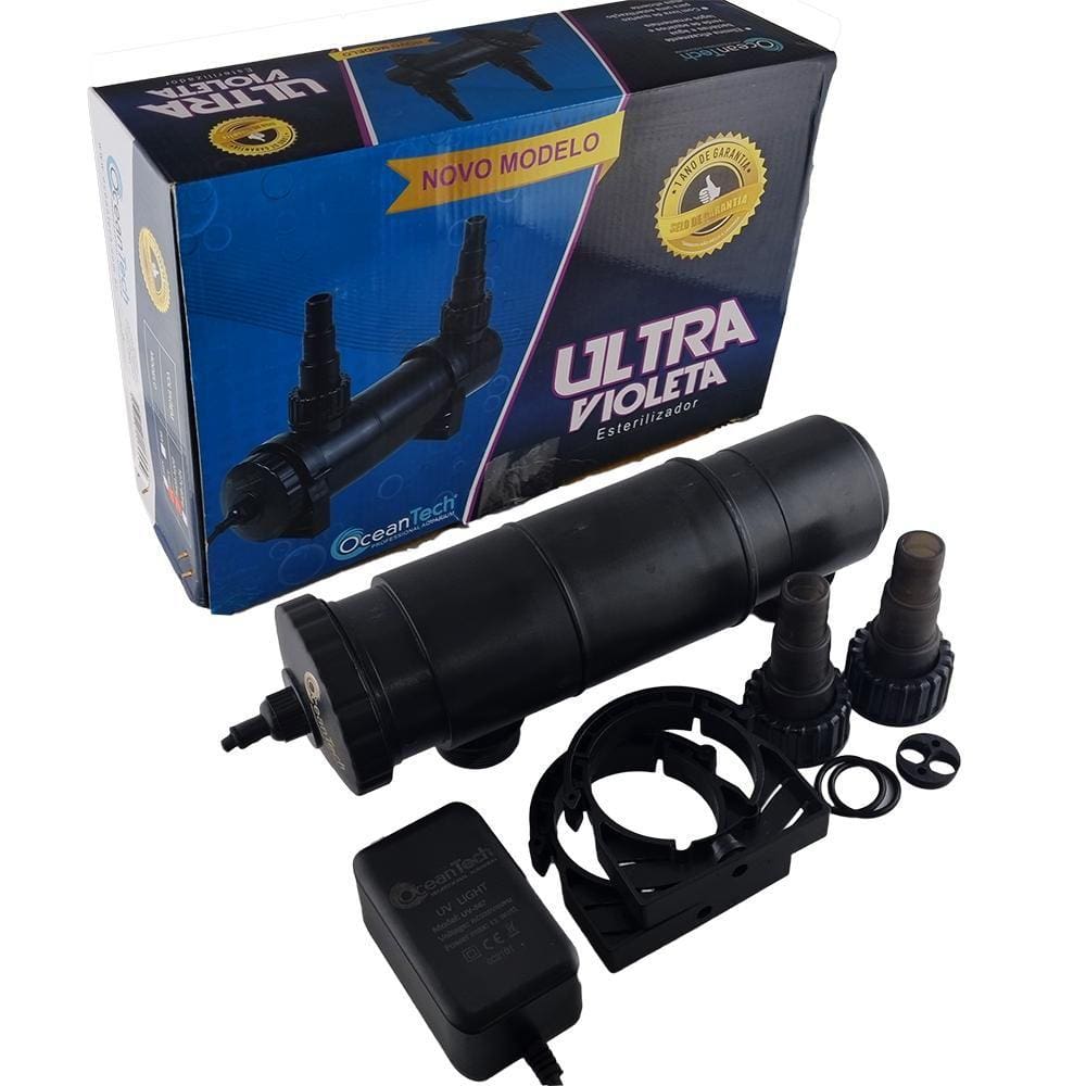 Filtro Uv Para Lago Carpa 9000 Litros Oceantech 18W