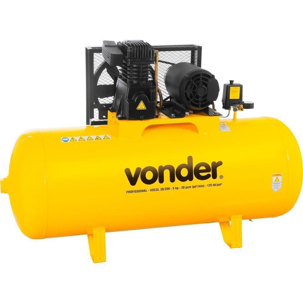 Compressor De Ar Vdcsl 20/200 Trifásico 220V /380 V Vonder