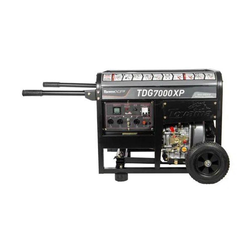 Gerador Diesel Toyama Refrigerado À Ar 6000W Bivolt