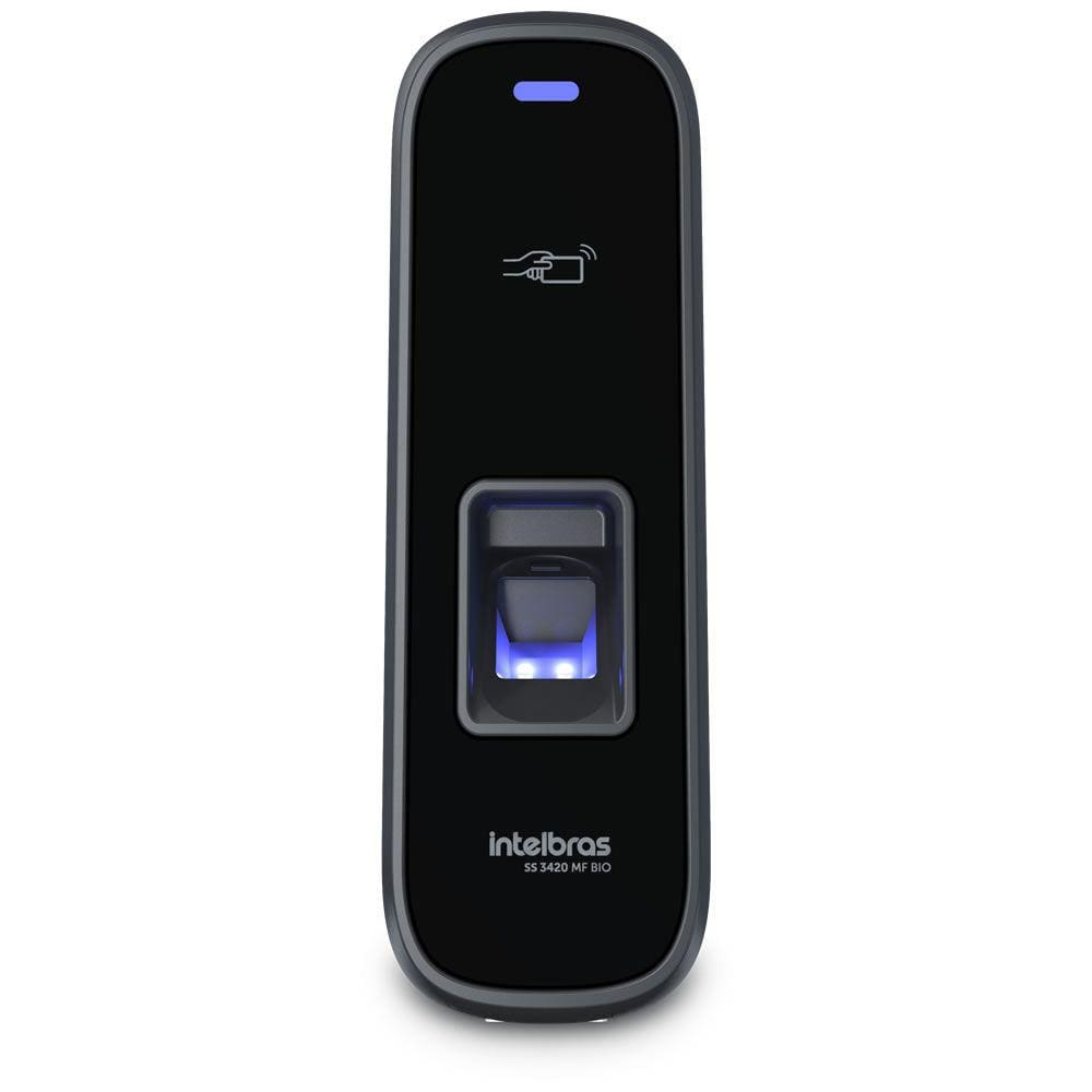 Controlador de Acesso Biometria e RFID 13,56MHz SS 3420 MF BIO Intelbras