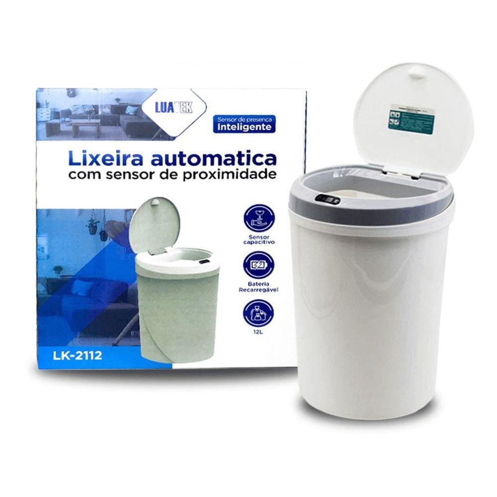 Lixeira Automática Com Sensor [12 Litros]
