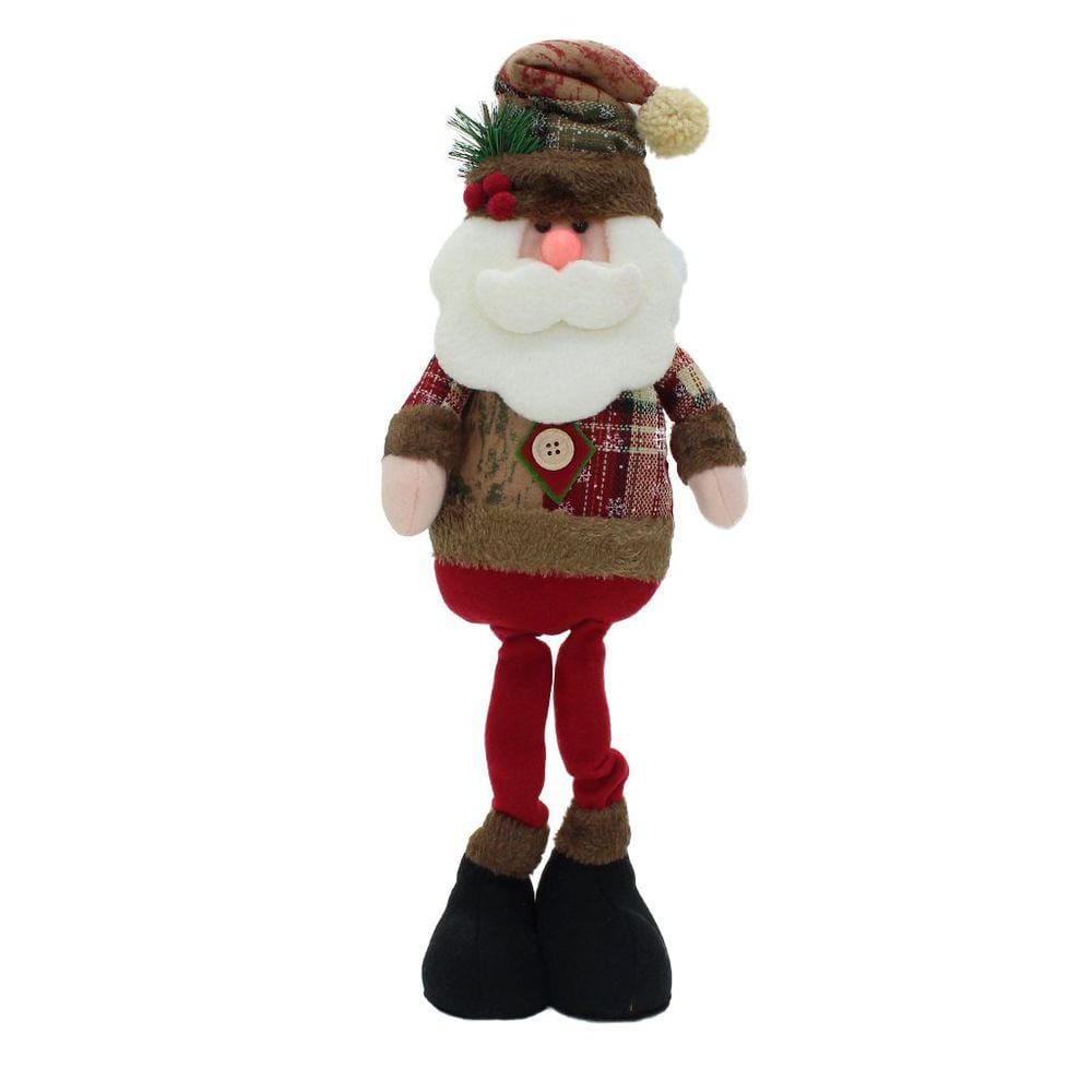 Boneco de Natal Papai Noel Em Tecido 50cm