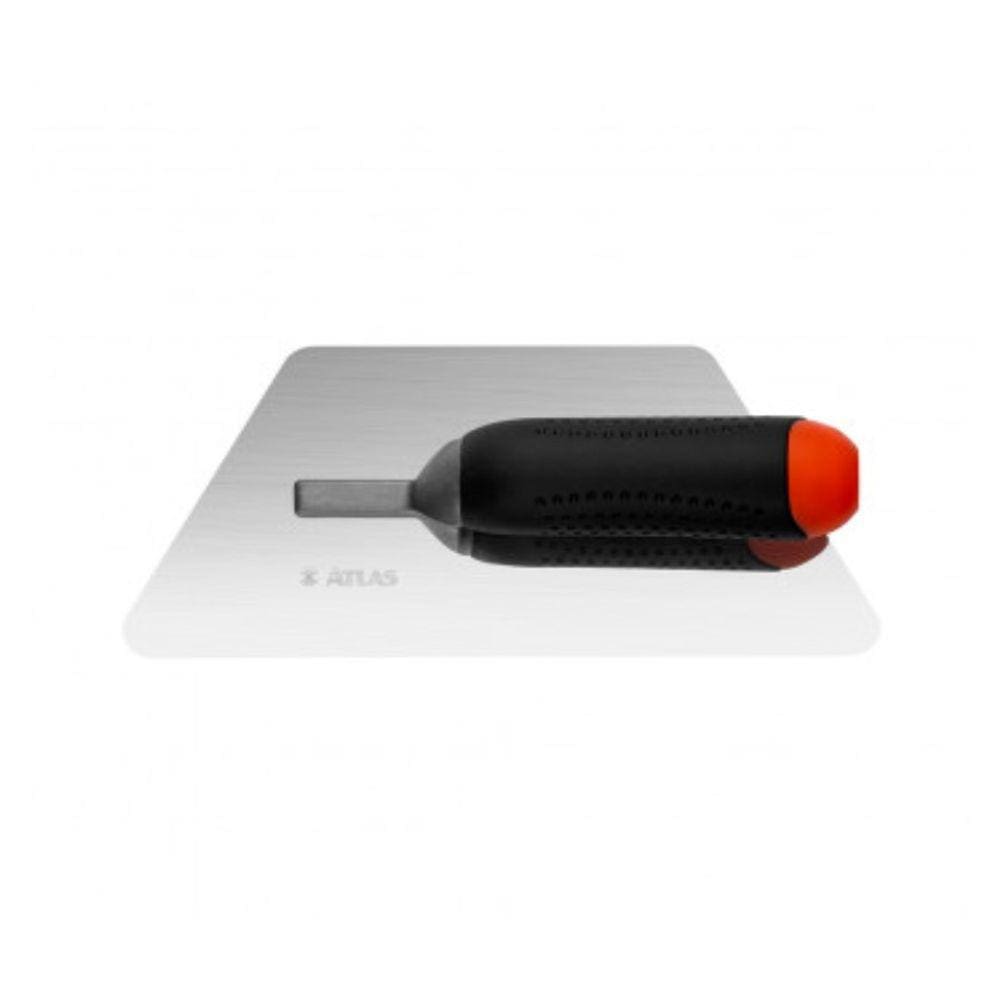 Desempenadeira Chanfrada Trapézio Efeitos Aço Inox Atlas