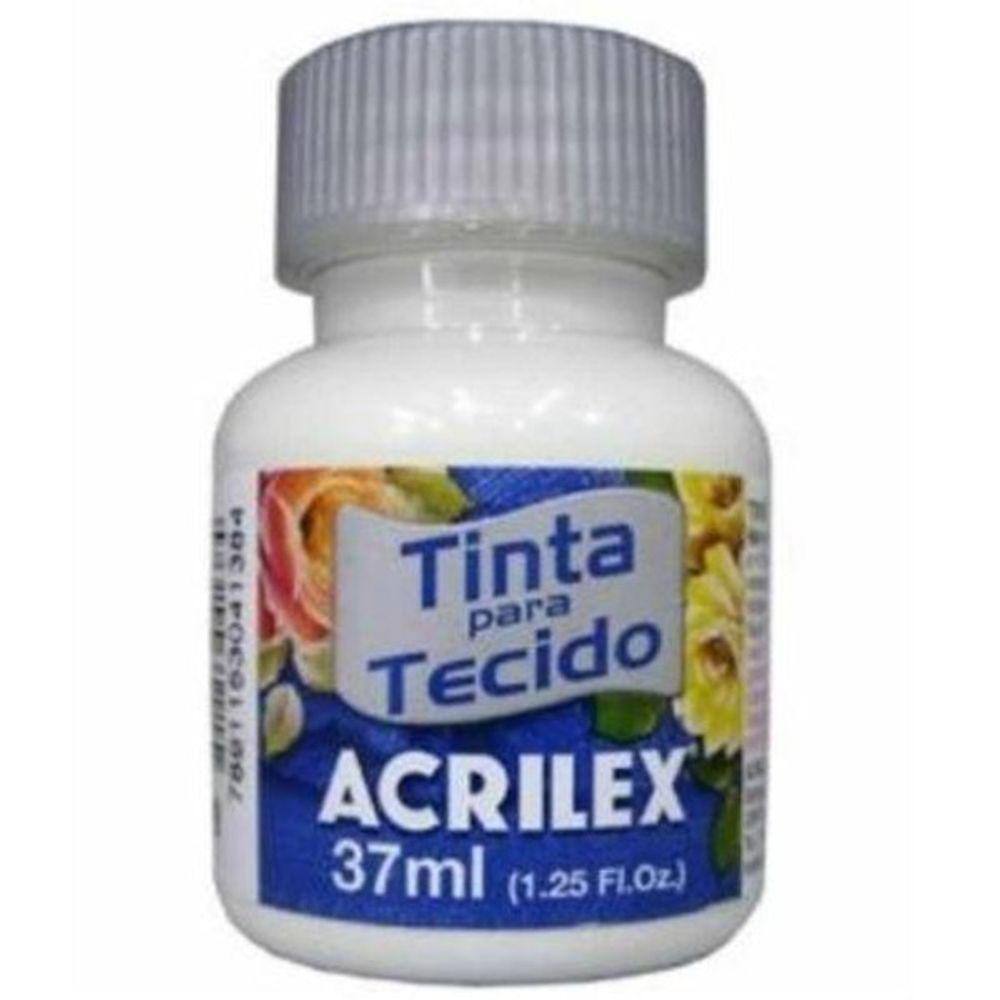 Tinta Para Tecido Acrilex 37Ml Branco 519