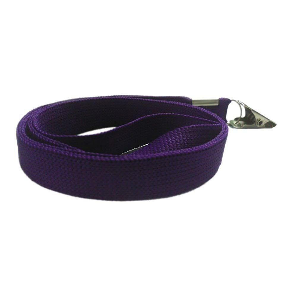 Cordão Para Crachá Com Jacaré Roxo 12Mm Marpax 10Un