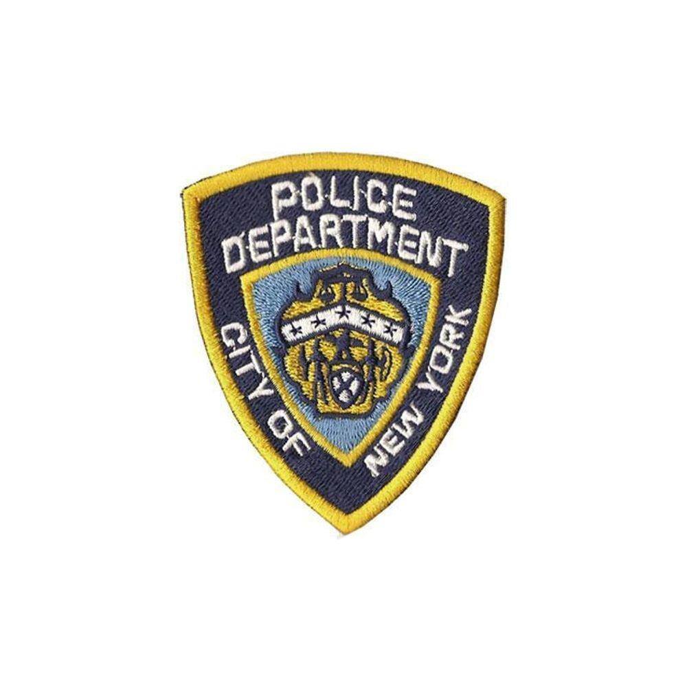 Patch Bordado Police Dep New York Com Fecho De Contato