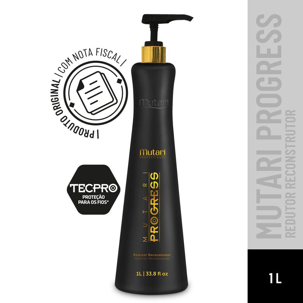 Escova Progressiva Mutari Progress Sem Formol Profissional 1L