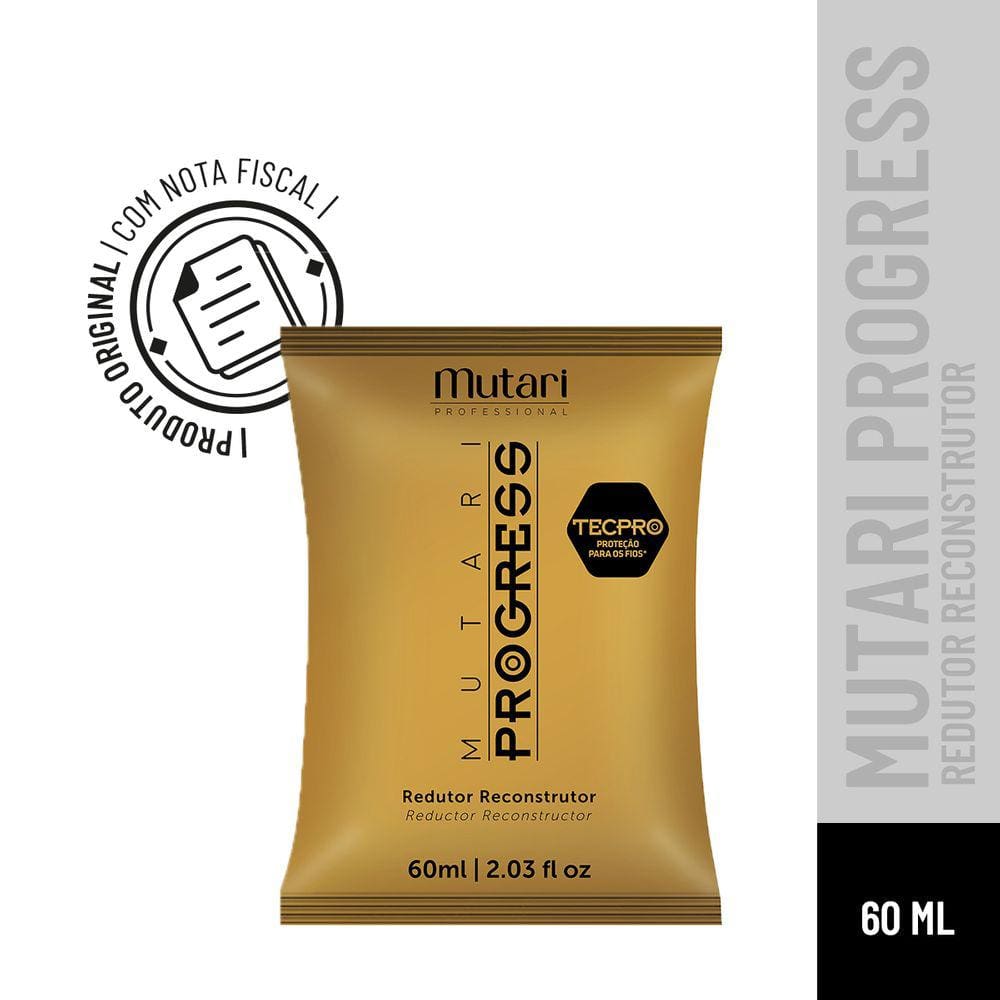 Sachê Mutari Progress - Escova Progressiva sem formol - 60 g