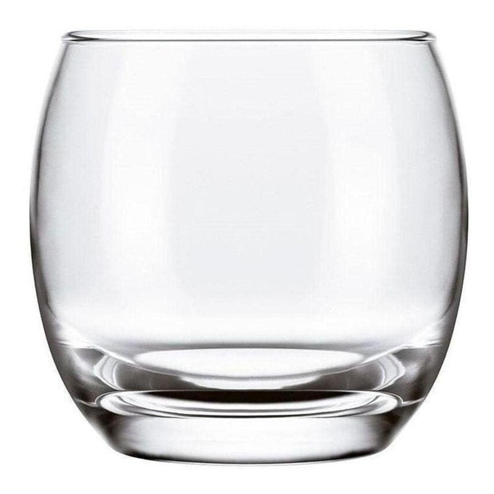 Jogo De Copos Aruba Redondo Transparente 6 Peças 345Ml Nadir